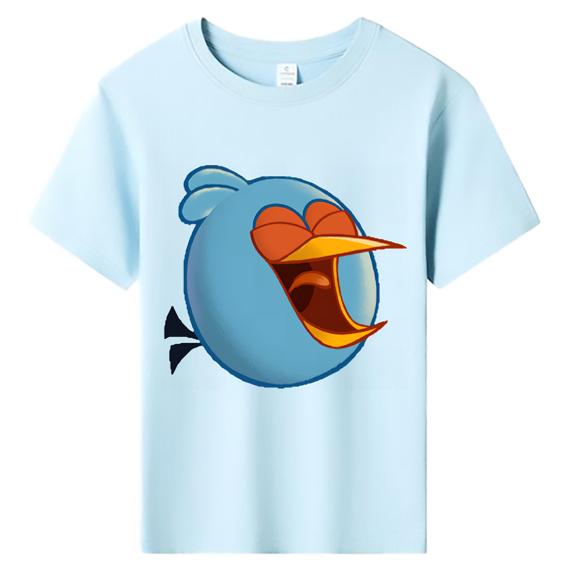 （画像用） Angry Birds アングリーバード 綿100％キッズTシャツ（フロントプリント）
